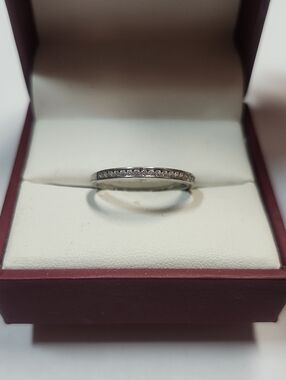 Sterling Silver CZ Ring Size 9 IBB CN 925